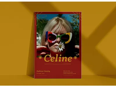 Fun Fashion Magazine Template advertise booklet branding catalog clean design fashion fashion magazine fun fashion graphic design illustration indesign magazine magazine template motion graphics print printable retro template vintage