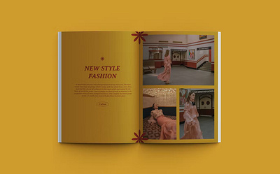 Fun Fashion Magazine Template advertise booklet branding catalog clean cmyk color design fashion magazine fun fashion graphic design illustration indesign magazine magazine template motion graphics print printable retro template vintage