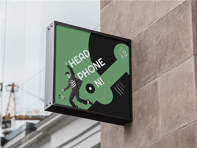 Silent Disco Poster Mockup app branding dance ui dancers dancing design disco illustration logo nepal nepali dance nepali designs old retro dance silent disco typography ui ux vintage