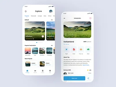 Travel Tips App app branding colorful design illustration logo typography ui ux 视觉艺术