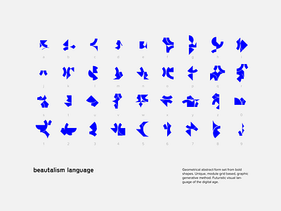 Futuristic alphabet alphabet branding brutalism design geometrical graphic design language minimal pattern