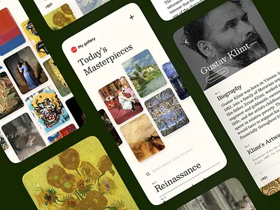 Art Pieces - App app home art app art gallery gallery app gallery ui museum app museum gallery app museum ui my profile nft app nft art nft ui