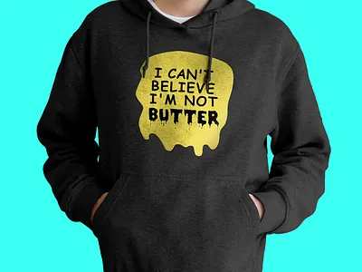I can't believe I'm not butter branding design graphic design illustration typography
