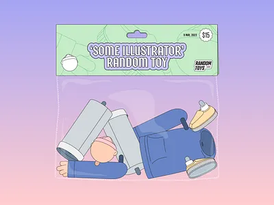 'Some Illustrator' Random Toy 2d avatar character design digital illustration illustrator kapustin limited personal project random toy vector