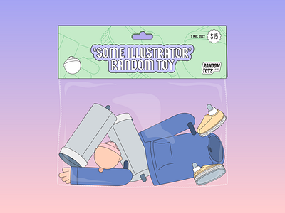 'Some Illustrator' Random Toy 2d avatar character design digital illustration illustrator kapustin limited personal project random toy vector