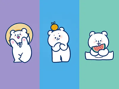 HelloPolarBear#3 branding illustration polarbear