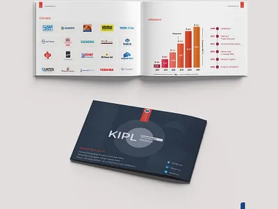 Corporate Brochure for Engineering Company branding graphic design illustration logo design vector
