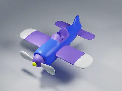 airplane 3d icon 3d branding ui