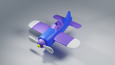 airplane 3d icon 3d branding ui