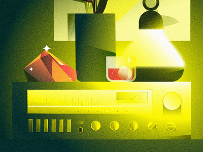 Late Night Sounds artdirection barcelona brazil hifi illustration lofivibes london music sound vectorart