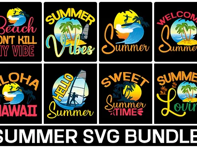 SUMMER SVG BUNDLE summertime svg