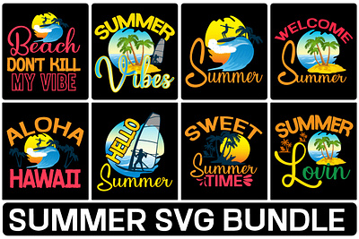 SUMMER SVG BUNDLE summertime svg