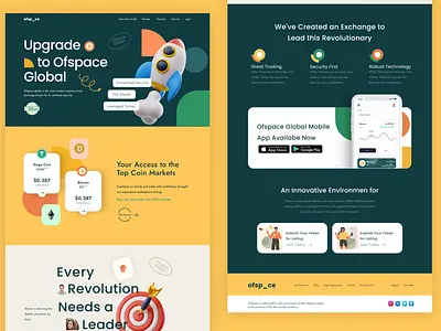 Upgrade to ofspace Global Website Layout Template adobe xd app bitcoin crypto crypto exchange website cryptocurrency cryptocurrency exchange cryptocurrency exchange website design ui ui design website website layout website template website ui website ui design websites wordpress