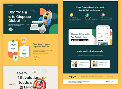 Upgrade to ofspace Global Website Layout Template adobe xd app bitcoin crypto crypto exchange website cryptocurrency cryptocurrency exchange cryptocurrency exchange website design ui ui design website website layout website template website ui website ui design websites wordpress