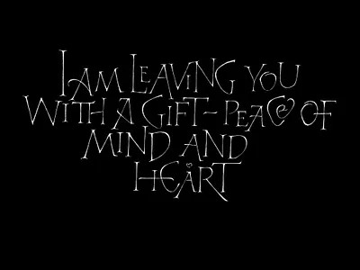 Calligraphy quotation art calligraphy design lettering