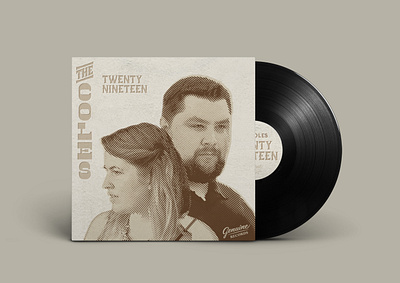 Album Art Mockup album album art album cover cd cover cover cover art design folk graphic design halftone music record record label