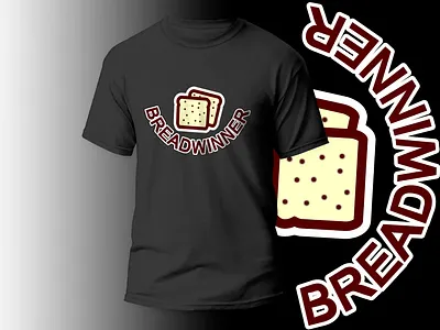 Breadwinner Shirt branding design graphic design illustration typography ui