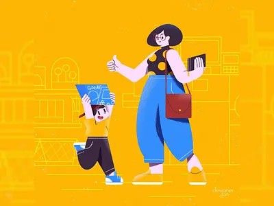 Shopping illustration