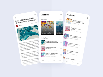 Grock - News App android app design app app design app ui article clean clean design design latest news mobile app mobile design mobile ui modern news news app newsfeed read ui ui ux ux