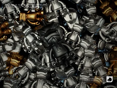 Bully Family 3d design ip 三维 手办 盲盒