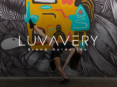 Branding Design for LUVAVERY 2d 2d art bold brand branding color palette colorful design digital digital art fashion graphic design identity branding illustration logo modern typography vector young youthful
