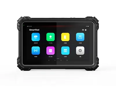 Diagnostic equipment car design diagnosis illustration launch ui web