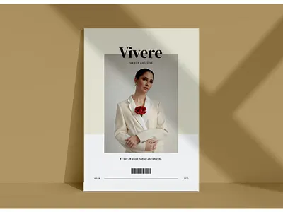 Vivere - Minimal Fashion Magazine Template booklet catalog clean design furniture graphic design illustration indesign lookbook magazine magazine template minimal minimal fashion motion graphics photography portfolio print printable showcase template