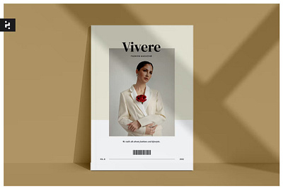 Vivere - Minimal Fashion Magazine Template booklet catalog clean design furniture graphic design illustration indesign lookbook magazine magazine template minimal minimal fashion motion graphics photography portfolio print printable showcase template