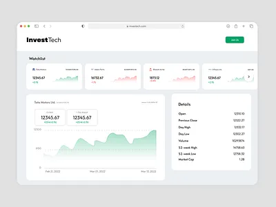InvestTech design ui