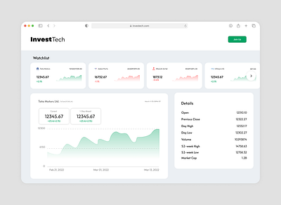 InvestTech design ui