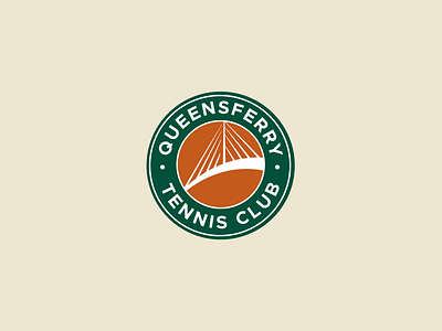 Queensferry Tennis Club Logo Design badge badgelogo brand identity brandidentity branding branding and identity branding and logo circlelogo design graphic design illustration logo logo design logobadge logocircle tennisball tennisclublogo tennislogo