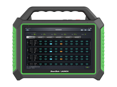 Battery pack diagnosis car design launch tool