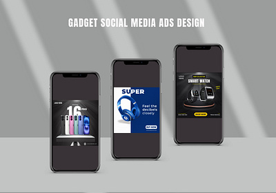 Gadget Social Media Ads animation branding gadget gadget ads graphic design media social social media post