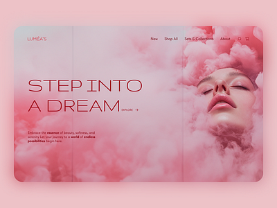 Lumeas – Aesthetic Beauty Brand Web Design branding graphic design logo ui