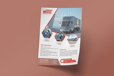 Transport Flyer Design cargodelivery creativeflyer customflyer deliveryservice expresstransport fastdelivery flyerdesign freightservices freighttransport graphicdesign logisticscompany logisticsservices marketingmaterials movingservice ontimedelivery reliableservice safeandsecure transportcompany transportflyer transportsolutions