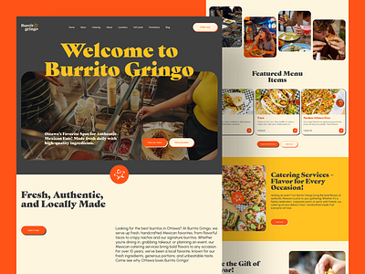 Mexican Restaurant Website burrito burrito restaurant fast food fast food website figma landing page mexican food mexican food ui mexican food website mexican restaurant restaurant landing page restaurant web design taco taco restaurant web design webflow