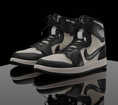 AIR JORDAN 1 3d blender branding design graphic design logo motion graphics