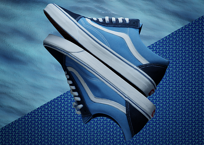 VANS OFF THE WALL 3d blender branding design graphic design logo