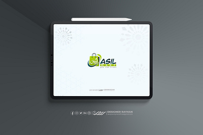 " Arabic E-Commerce Logo Design" designer rayhan kufi logo