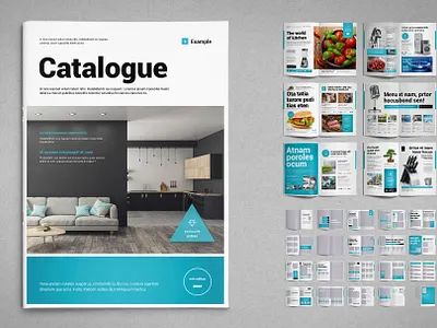 Product Catalog - InDesign Template a4 advertisement brochure catalogue indesign offer print template product catalog template products typoedition us letter
