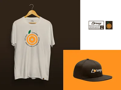 L'orange branding design illustration logo vector
