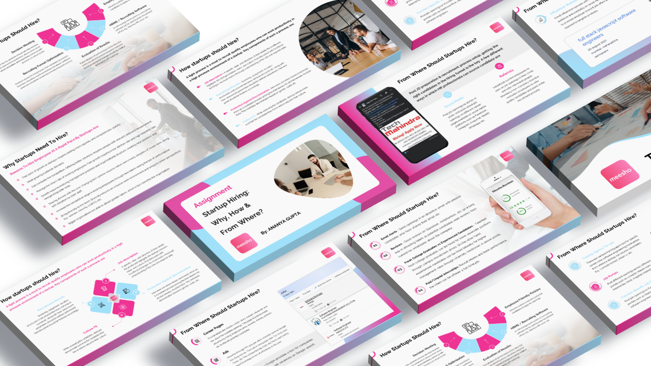 Example of Pitch Deck & Presentation Design