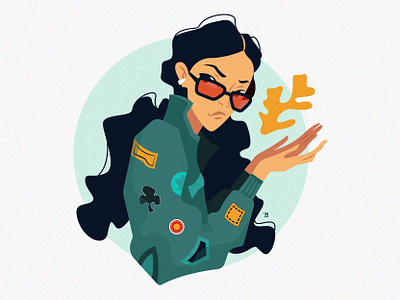 Peggy Gou Dj dj electro illustration illustrator music vector