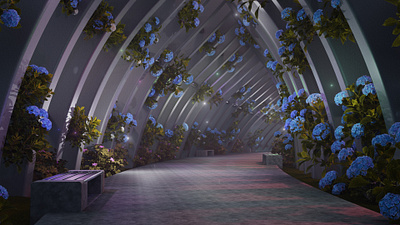 Inside Garden 3d c4d cinema4d graphic design