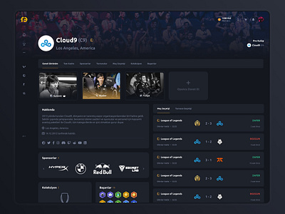 FlickEZ - Team Detail Page c9 carousel cloud 9 flickez league of legends match pubg team team detail tournament user valorant