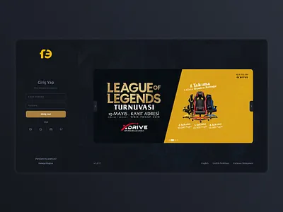 FlickEZ - Login 2fa carousel flickez game input league of legends login password register responsive tournament valorant