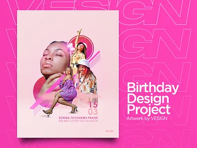 Issue 1 birthday design graphic design