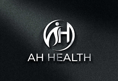 AH Health Logo Design simple