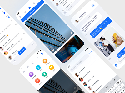 Events & Social app branding chat design event app feed logo social social app social media ui ui ux design ui design uidesign