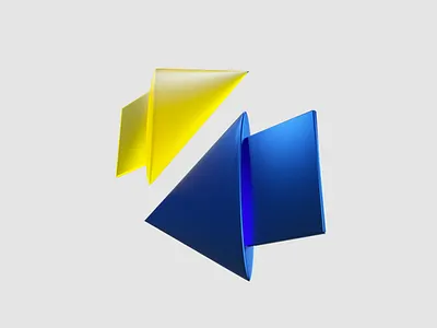 Arrows 3d c4d design illustration logo ui